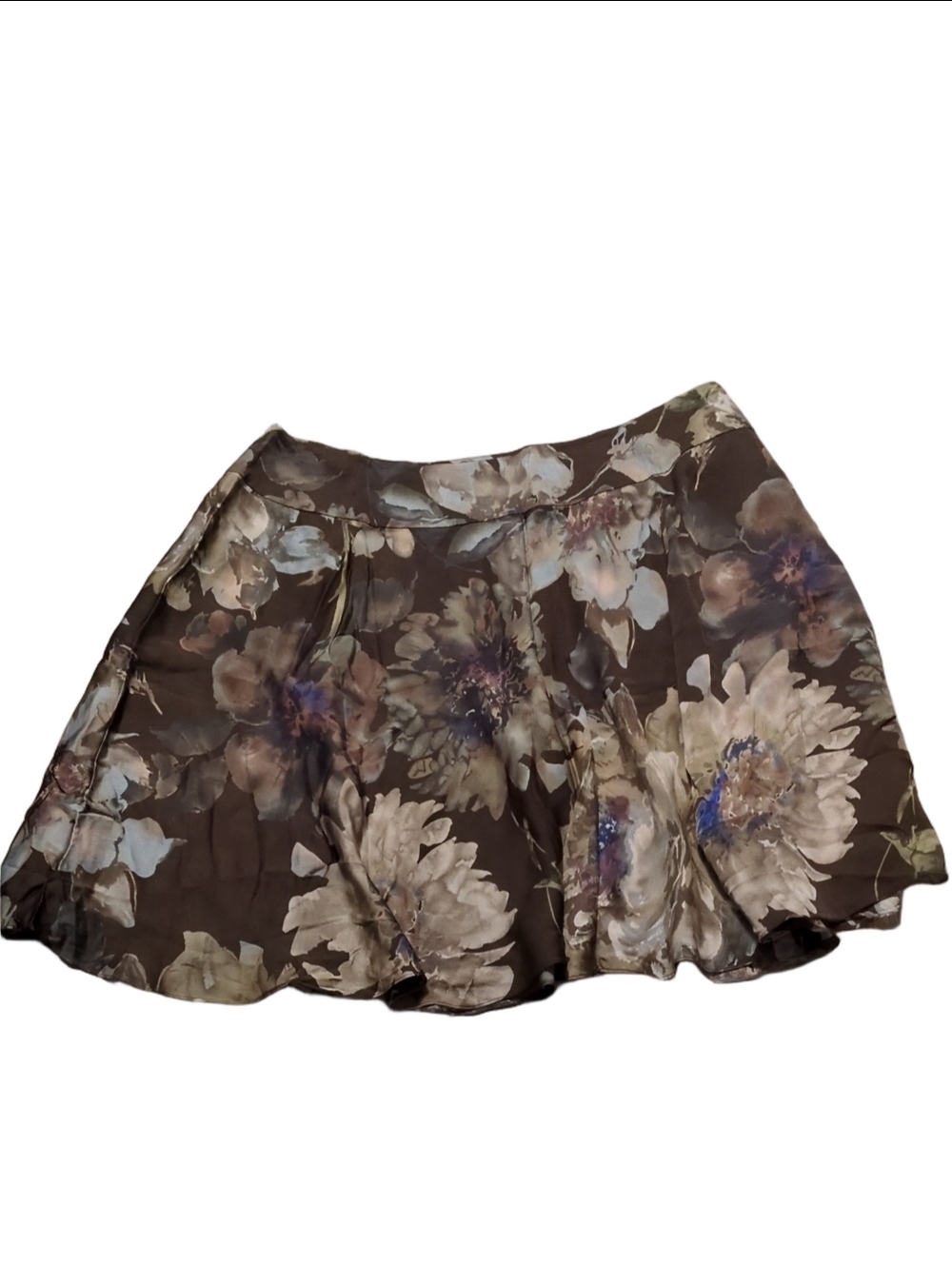 Lauren Ralph Lauren Floral Watercolor Silk Skirt Size 22W